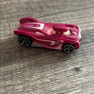 Vibrant Pink Racing Toy Car for Kids